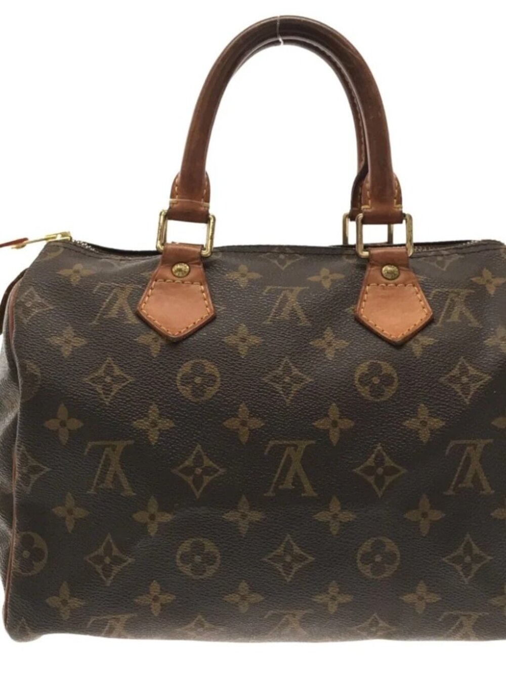 LOUIS VUITTON SPEEDY MONOGRAM HANDBAG / Brown - Picture 2 of 9